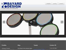 Tablet Screenshot of bayarddesign.com